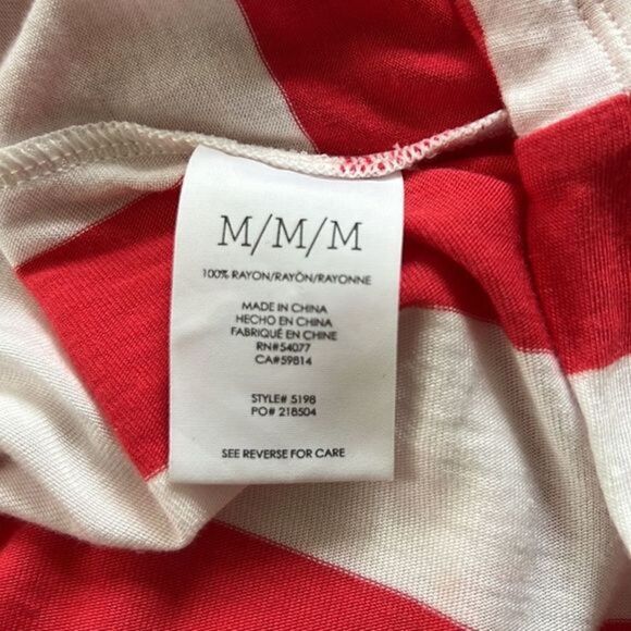 Cabi Asymmetrical Stripe Sleeveless Shirt - Picture 5 of 5